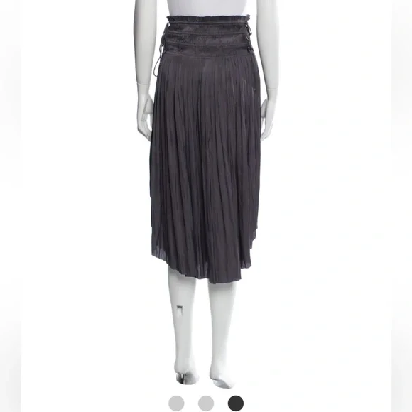 Ulla Johnson, Pleated Accents Midi Length Skirt, size 4 - Picture 7 of 10